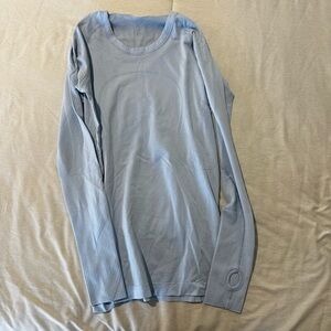Light Blue Long Sleeve Top